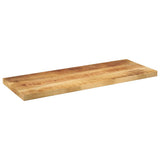 Table Top 70x40x3.8 cm Rectangular Solid Wood Rough Mango 371382