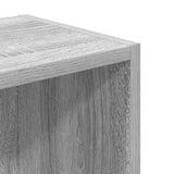 Bookcase Grey Sonoma 31x24x77 cm Engineered Wood 860333