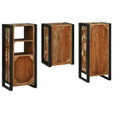 Bathroom Furniture Set 3 pcs Multicolour Solid Reclaimed Wood 3305705