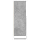 Highboard Concrete Grey 60x36x110 cm Engineered Wood 831496