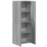 File Cabinet Grey Sonoma 60x32x153 cm Engineered Wood 3276649