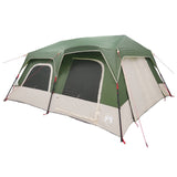 Instant Tent Green 10-Person 185T Polyester with PU Coating 42017487
