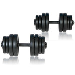 Folding Weight Bench Dumbbell Barbell Set Home Gym 270166