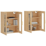 Wall Mounted Cabinets 2 pcs Sonoma Oak Engineered Wood 3197932