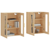 Wall Mounted Cabinets 2 pcs Sonoma Oak Engineered Wood 3197932