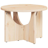 Coffee Table Natural 50 x 50 x 35 cm Solid pine wood 873529