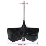 Tiller Plough Attachment Black Metal 146267