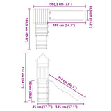 Outdoor Playset Solid Wood Douglas 3155889