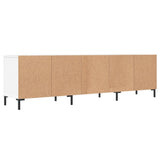 TV Cabinet White 150x30x44.5 cm Engineered Wood 831284