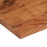 Table Top 80x40x3.8 cm Rectangular Solid Wood Acacia 370971