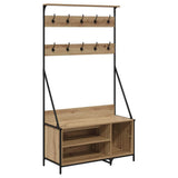 Clothes Rack Artisan Oak 100 x 41 x 184 cm Engineered Wood 882890
