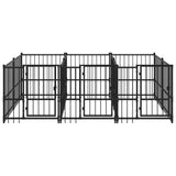 Outdoor Dog Kennel Steel 5.63 m 3124580