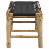 Garden Bench 80 x 38 x 40 cm Bamboo Natural Rectangular 42028073