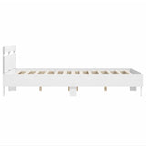 Bed Frame without Mattress White 120x190 cm Small Double 3207448