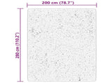Rug HUARTE Short Pile Soft and Washable Beige 200x280 cm 375024