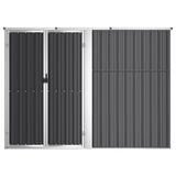 Tool Shed Anthracite Galvanised steel, metal Large Durable 316215