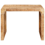 End Table Brown 60 x 35 x 46 cm Solid Mango Wood 4104575