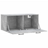 Wall Cabinet Concrete Grey 80x36.5x35 cm Engineered Wood 830088