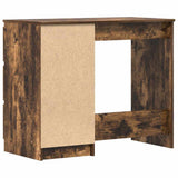 Desk Smoked Oak 90x45x76 cm Engineered Wood 815507