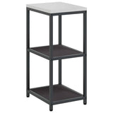Kitchen Storage HATTEM Black 40 x 50 x 92 cm Steel 874968