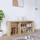 Shoe Cabinet Sonoma Oak 100x35x45 cm Engineered Wood 816923