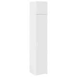 Slim Storage Cabinet White 40x42.5x225 cm Engineered Wood 3281273