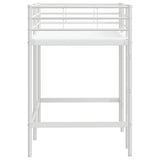 Kids'Loft Bed Frame White 99.5 x 190 cm Steel 42020770