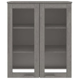 Top for Highboard HAMAR Light Grey 85x35x100cm Solid Wood Pine 340507