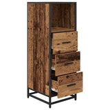 Bathroom Furniture Set with Drawer Old Wood 35 x 37.5 x 100 cm 883605