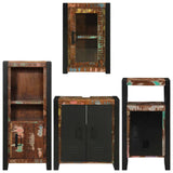 Bathroom Furniture Set 4 pcs Multicolour Solid Reclaimed Wood 3305685