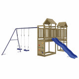Outdoor Playset Natural pine Impregnated pine wood Large Durable 3155911