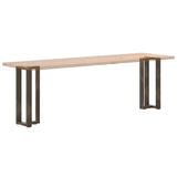 Console Table Legs T-Shaped 2 pcs Black 38x25x cm Steel 4013047