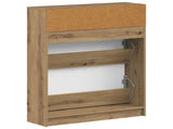 Shoe Cabinet UTRECHT 78 x 24 x 100 cm Engineered Wood 897764
