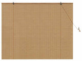 Roller Blind Brown 130 x 160 cm Bamboo 42039744