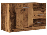 Sink Cabinet Old Wood 63x30x54 cm Engineered Wood 858323