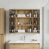 Bathroom Mirror Cabinet Artisian Oak 73.5 x 16 x 62.5 cm 889174