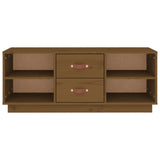 TV Cabinet Honey Brown 100x34x40 cm Solid Wood Pine 818228