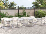 Clear Tarpaulin with Eyelets 2x12 m Polyethylene 4018554