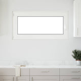 Basement Window RISOR 120 x 60 cm PVC and Glass Anthracite 42047344