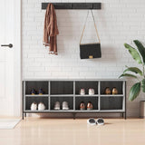 Shoe Cabinet Grey Sonoma 131x35x50 cm Engineered Wood 831851