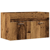 Bathroom Sink Cabinet Old Wood 90x38.5x46 cm Engineered Wood 856215