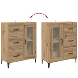 Sideboard with Drawer Artisan Oak 69.5 x 34 x 90 cm 880843