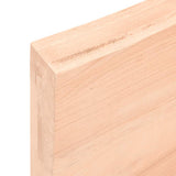 Wall Shelf 40x40x cm Untreated Solid Wood Oak 363511