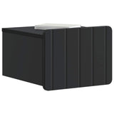 Wall-Mounted Bedside Cabinet 2 pcs Black 33 x 34.5 x 24 cm 898258