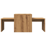 Coffee Table Artisan Oak 100x48x40 cm Engineered Wood 856055