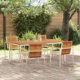 Garden Dining Set 5 pcs Solid Wood Acacia 3334809