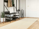 Medium Pile Soft and Washable Rug HUARTE Cream 80 x 500 cm 42022493