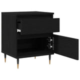 Bedside Cabinet 2 pcs Black Oak 40 x 35 x 50 cm Engineered Wood 862966