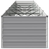Raised Garden Bed Grey 600 x 80 x 55 cm cold-rolled steel 8006453