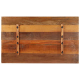 Rectangular Table Top 60x100 cm 15-16 mm Solid Reclaimed Wood 286045